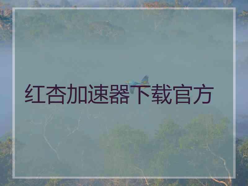 红杏加速器下载官方